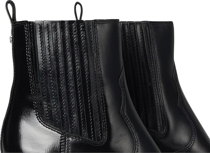 Sam Edelman West Women's Boots Black Leather : 10 M - Image 7