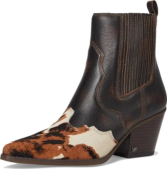 Sam Edelman West Women's Boots Brown : 9 M, Leather - Image 5