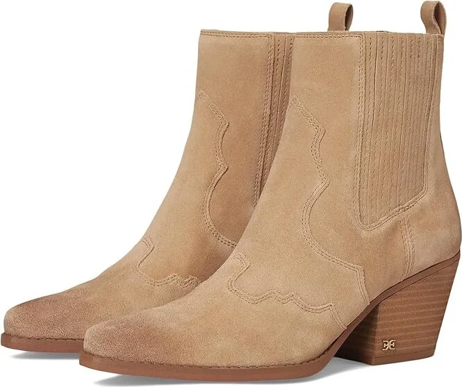 Sam Edelman West Women's Boots Cyprus Tan : 6 M, Leather