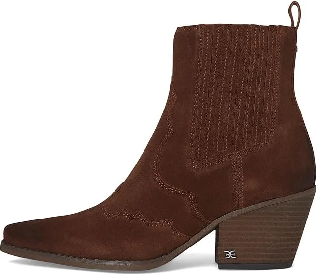 Sam Edelman West Women's Boots Dark Terra Toffee : 5.5 M, Leather - Image 6