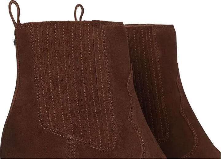 Sam Edelman West Women's Boots Dark Terra Toffee : 5.5 M, Leather - Image 7