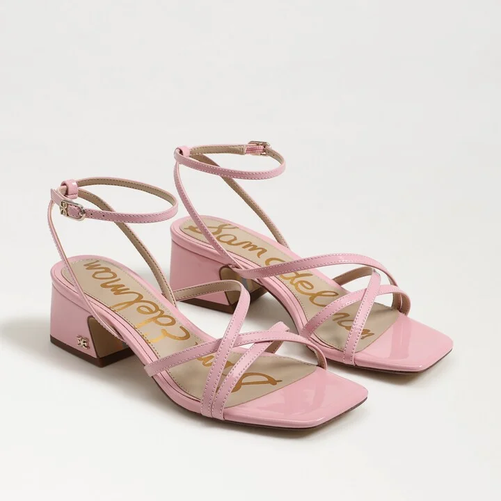 Sam Edelman Whitley Block Heel Sandal Lolita Pink Leather