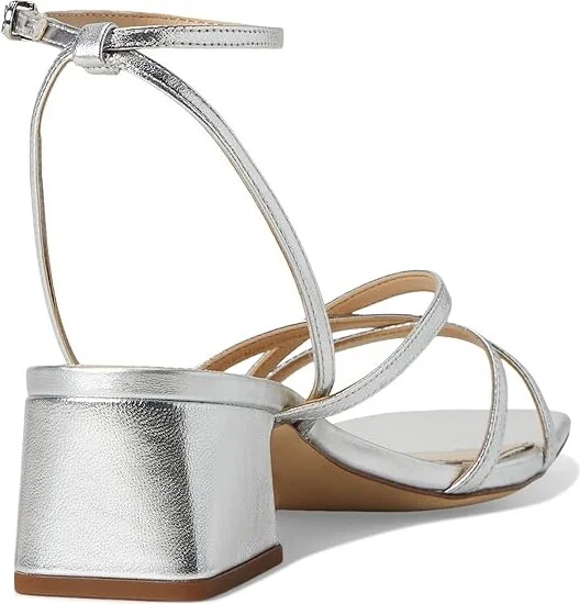 Sam Edelman Whitley Women's Sandals Soft Silver : 9 M, Leather/Rubber - Image 4
