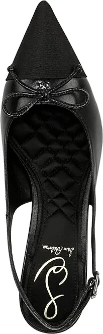 Sam Edelman Willette High Women's Heels Black Leather : 9 M, Leather/Rubber - Image 2