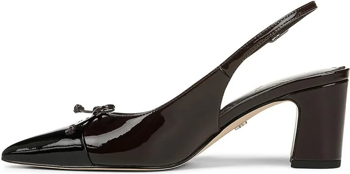 Sam Edelman Willette High Women's Heels Rich Chocolate/Black : 7.5 M, Leather/Rubber - Image 5