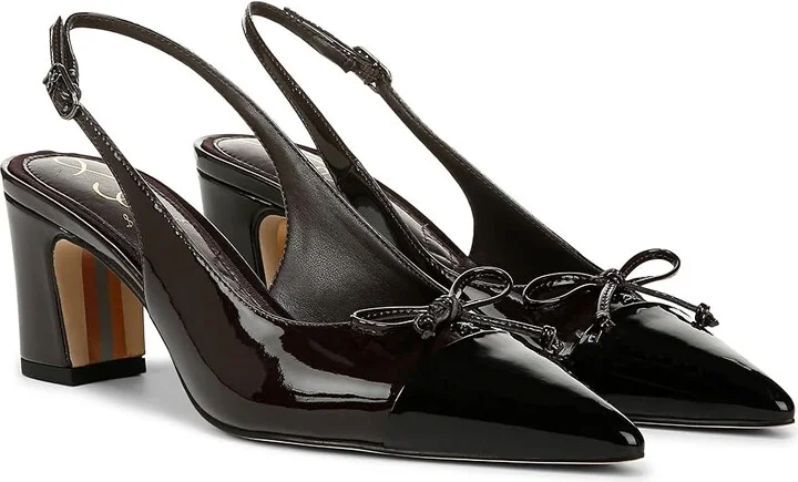 Sam Edelman Willette High Women's Heels Rich Chocolate/Black : 7.5 M, Leather/Rubber
