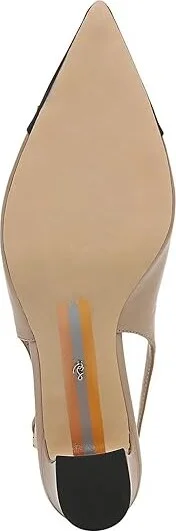 Sam Edelman Willette High Women's Heels Soft Beige/Black : 7.5 M, Leather/Rubber - Image 3