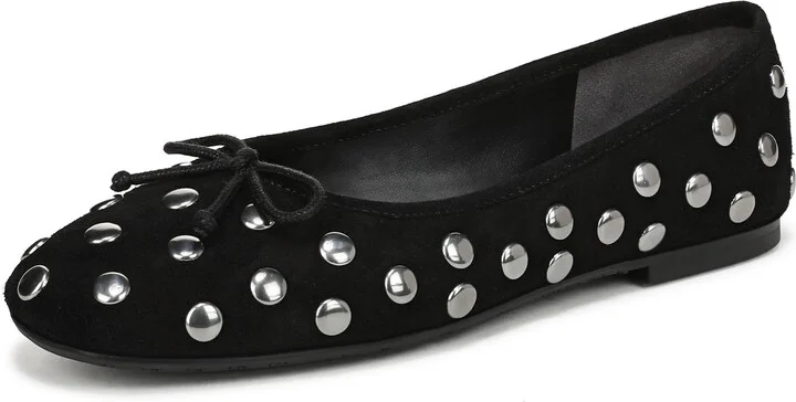 Black Suede Stud