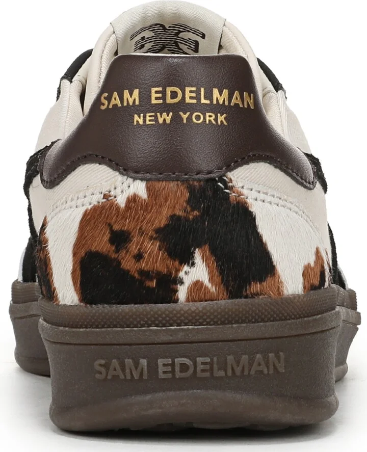 Sam Edelman Women's Althea Lace-Up Sneakers - Ivory/Brown Multi - Image 3
