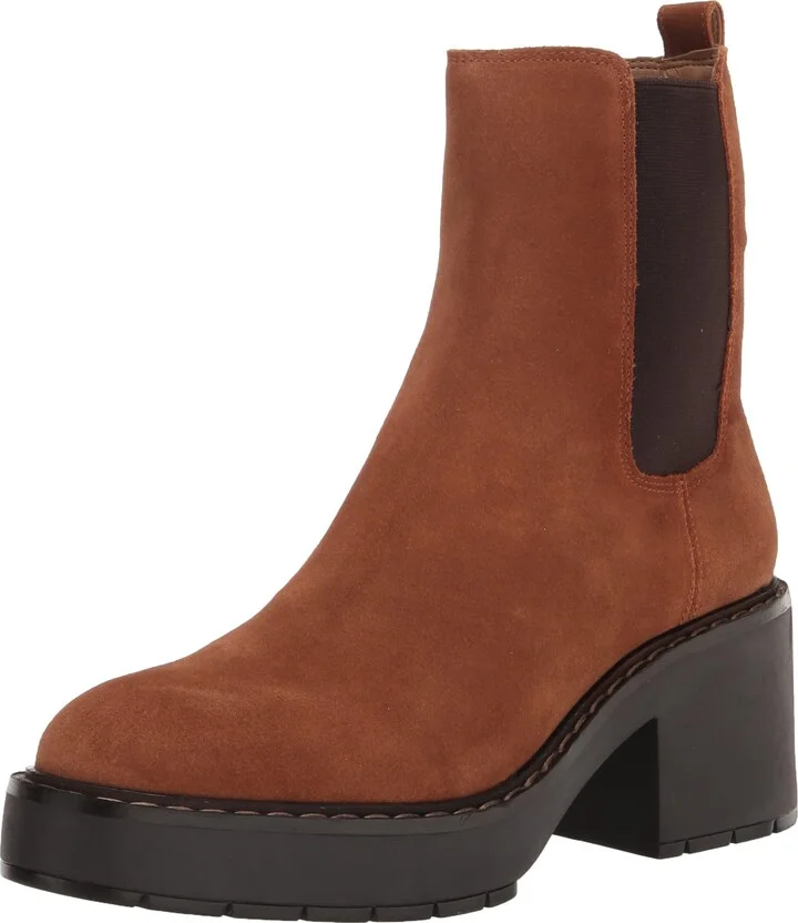 Sam Edelman Women's Anderson Chelsea Boot Frontier Brown 8.5 Medium