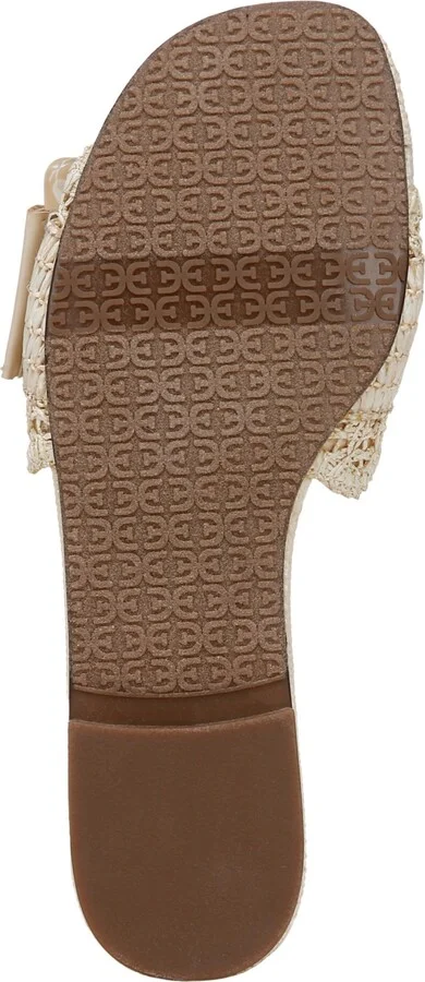 Sam Edelman Women's Bambi Raffia Buckle Slide Sandals - Image 9