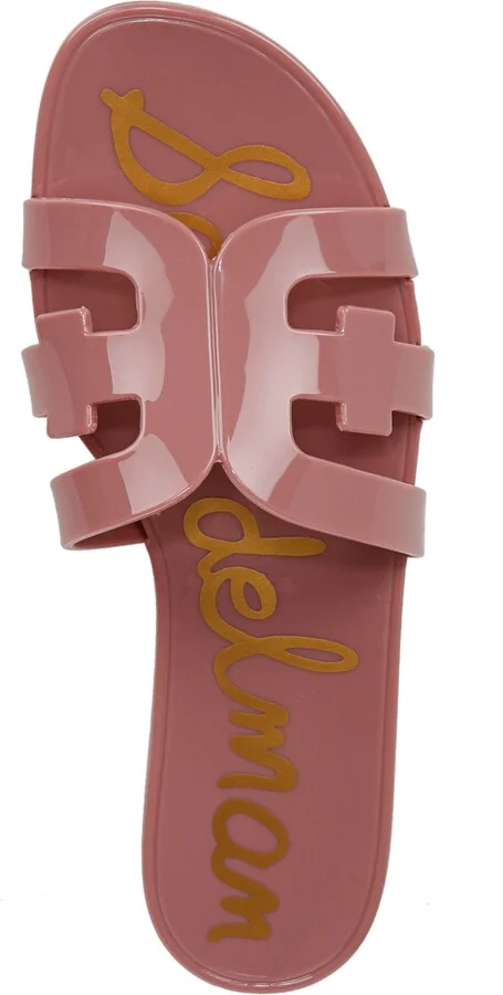 Sam Edelman Women's Bay Jelly Slide Flat Sandals - Image 4