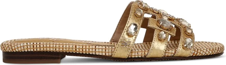 Sam Edelman Women's Bay Ray Slide Flat Sandals - Image 6