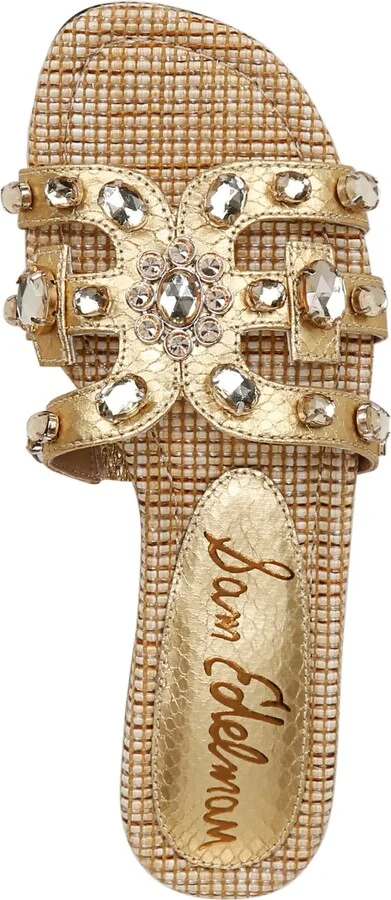 Sam Edelman Women's Bay Ray Slide Flat Sandals - Image 8