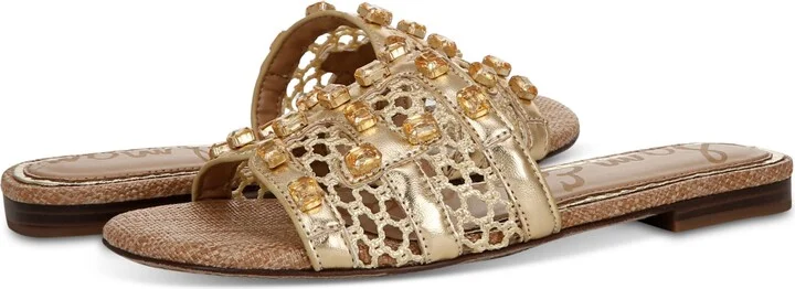 Sam Edelman Women's Blaire Embellished Flat Sandals - Image 3