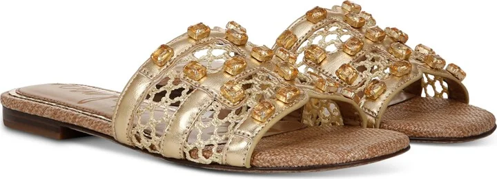 Sam Edelman Women's Blaire Embellished Flat Sandals
