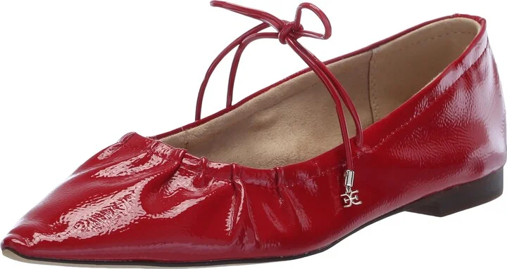 Sam Edelman Women's Bri Ballet Flat Begonia Red 6.5 Medium