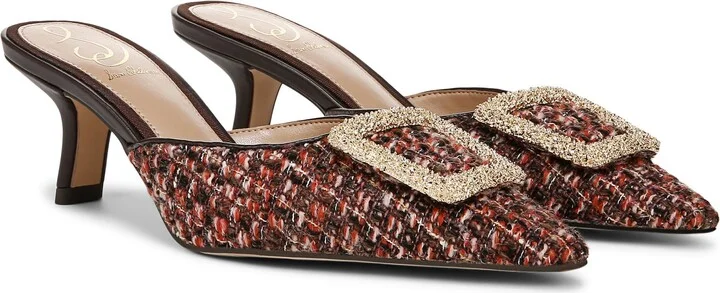 Sam Edelman Women's Brit Mule Coffee Multi Boucle 10.5 Medium