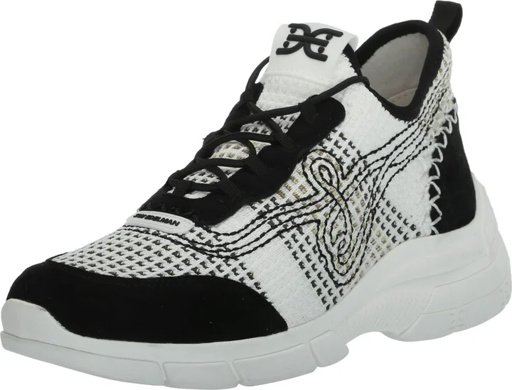 Sam Edelman Women's Chelsie Sneaker Black Multi 8.5 Medium