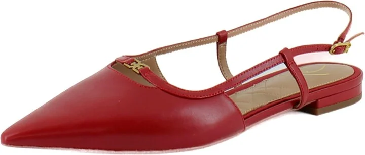 Sam Edelman Women's Cohen Ballet Flat Scarlet 11 Medium