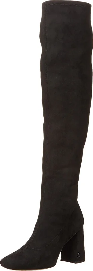 Sam Edelman Women's Cosette Over-the-Knee Boot Black 7.5 Medium