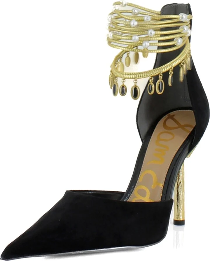 Sam Edelman Women's Darra Pump Black 6 Medium