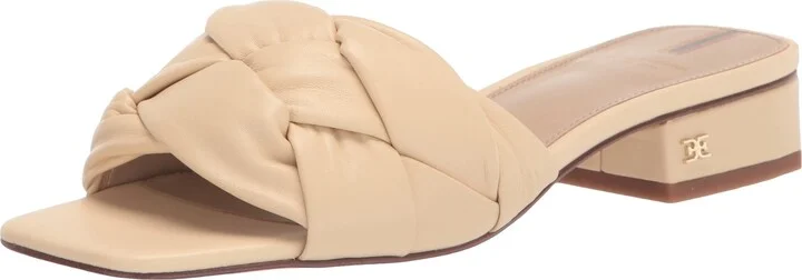 Sam Edelman Women's Dawson Heeled Sandal Eggshell 9 Medium