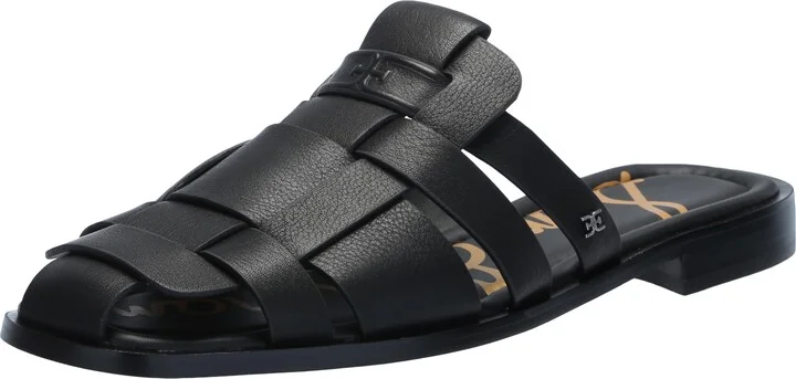 Sam Edelman Women's Dina Mule Black Leather 7.5 Medium