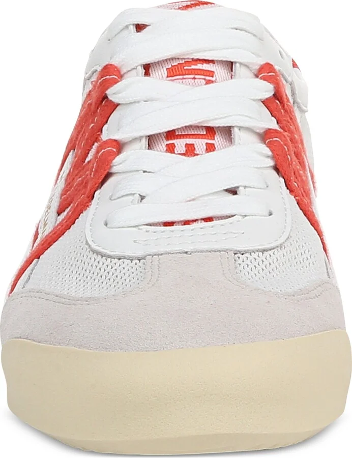 Sam Edelman Women's Irma Lace-Up Sneakers - White, Persimmon - Image 3
