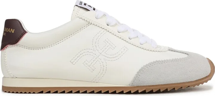 Sam Edelman Women's Isella 2 Lace-Up Sneakers - Optic White, Plum Wine - Image 2