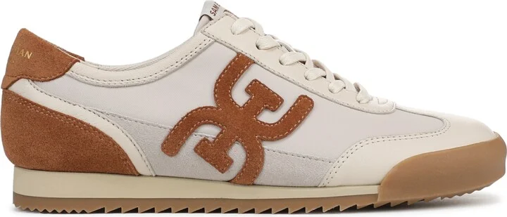 Sam Edelman Women's Ivey Lace-Up Sneakers - Modern Ivory, Frontier Brown - Image 2