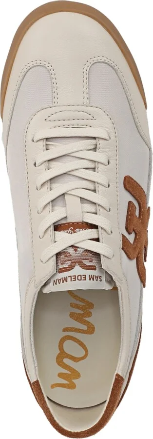 Sam Edelman Women's Ivey Lace-Up Sneakers - Modern Ivory, Frontier Brown - Image 4