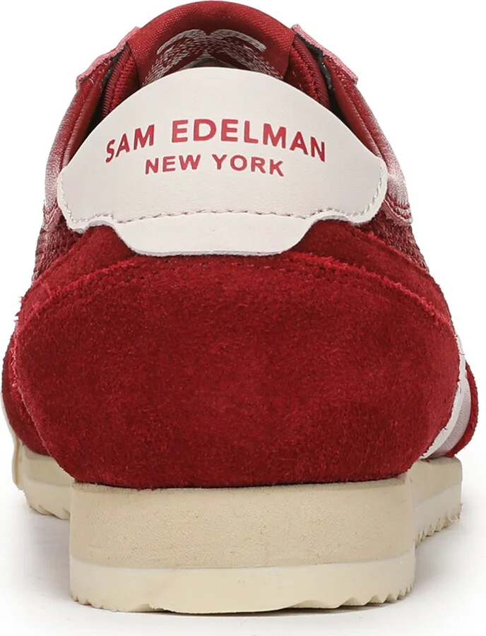 Sam Edelman Women's Ivey Mesh Lace-Up Sneakers - New Ecru, Black - Image 7