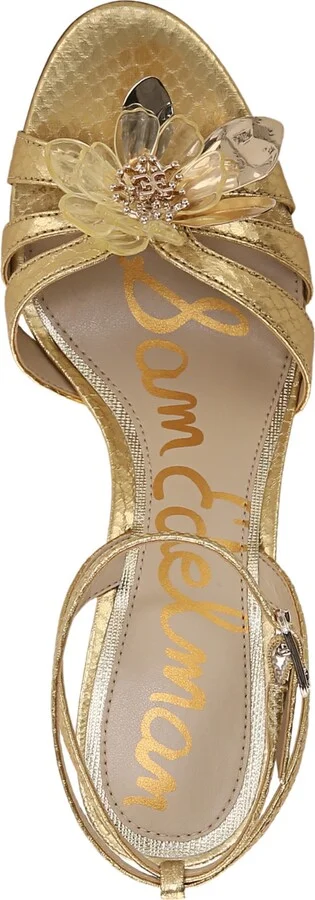 Sam Edelman Women's Joanna Flower-Trim Dress Sandals - Image 9