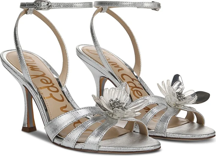 Sam Edelman Women's Joanna Flower-Trim Dress Sandals