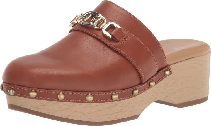 Sam Edelman Women's Kaye Clog Cuoio Brown Brown 7 Medium