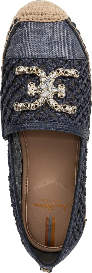 Sam Edelman Women's Khiara Emblem Embellished Espadrille Flats - Image 8