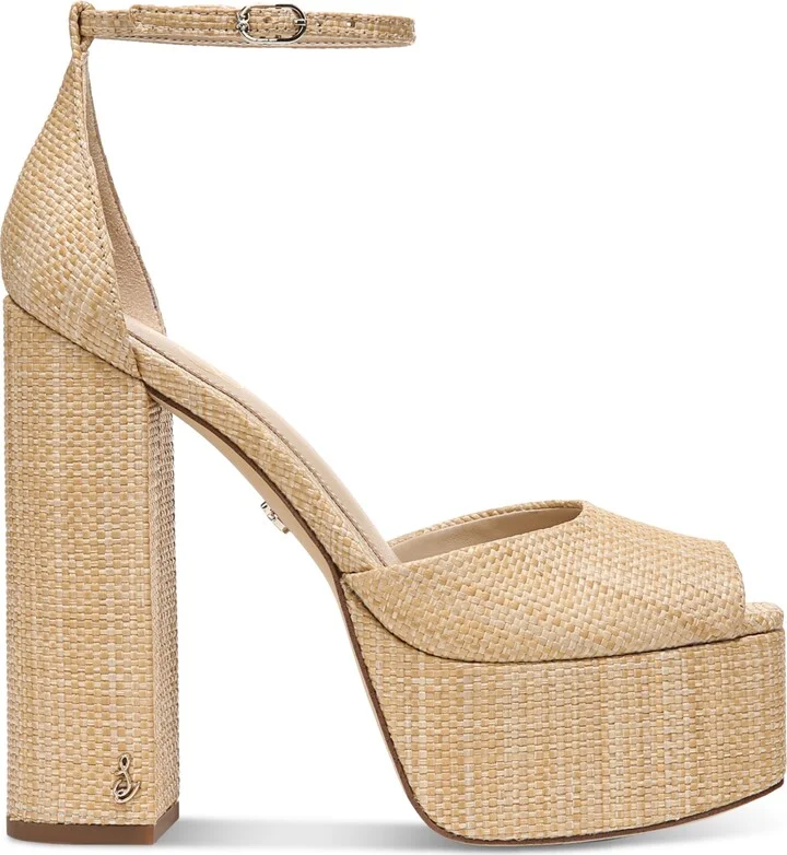 Sam Edelman Womens Kori Ankle Strap Platform Dress Sandals - Image 2
