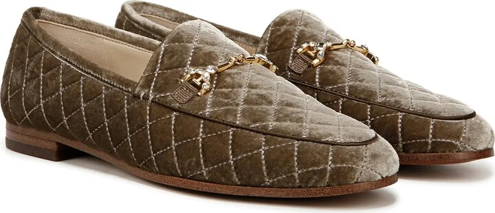 Sam Edelman Women's Loraine Regal Loafer Dark Silver Sage 10 Medium