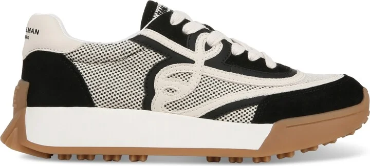Sam Edelman Women's Luna Lace-Up Sneakers - Black/custard - Image 2
