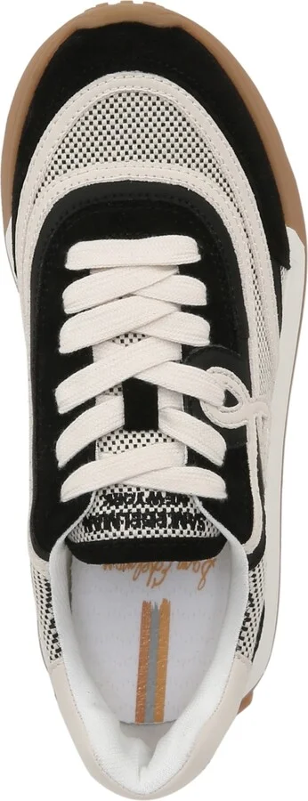 Sam Edelman Women's Luna Lace-Up Sneakers - Black/custard - Image 4