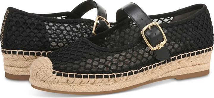 Sam Edelman Women's Mackie Mary Jane Espadrille Flats - Modern Ivory, Black - Image 7