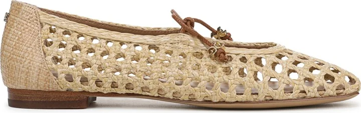 Sam Edelman Women's Marcie Mary Jane Flats - Bleached Beechwood, Saddle - Image 2