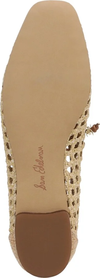 Sam Edelman Women's Marcie Mary Jane Flats - Bleached Beechwood, Saddle - Image 5