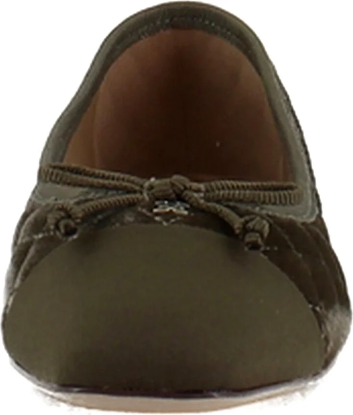Sam Edelman Women's Marilyn Ballet Flat Dark Silver Sage 9 Medium