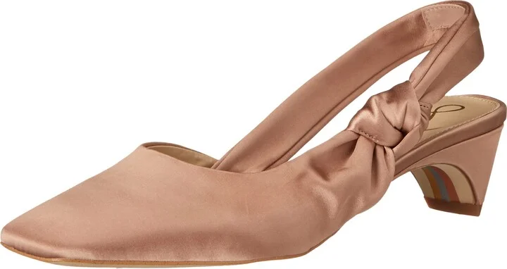 Sam Edelman Women's Meredith Kitten Heel Soft Praline Beige 8 Medium