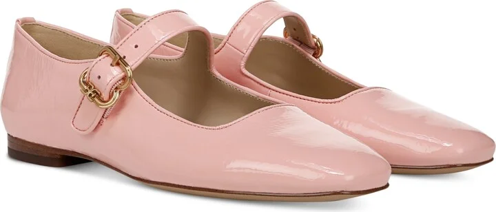 Pink Rosette Leather