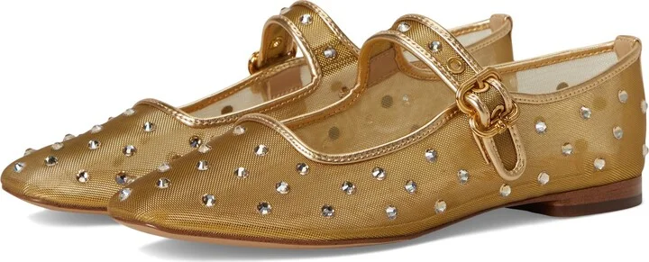 Amber Gold Glitz Mesh