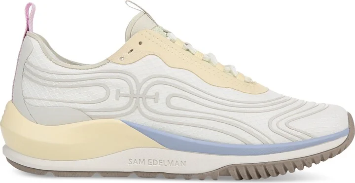 Sam Edelman Women's Miles Mixed-Media Lace-Up Sneakers - Image 6