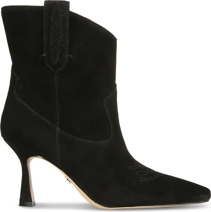 Sam Edelman Women's Moe Pointed-Toe Pull-On Western Boots - Image 2